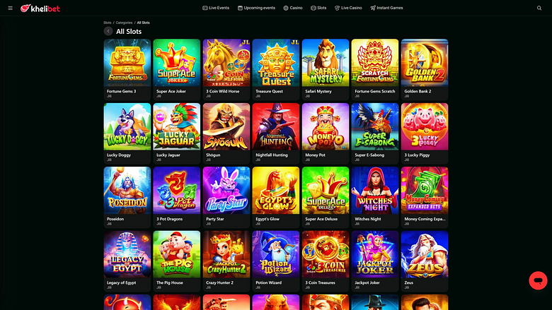 Kheli Bet Casino Desktop Games
