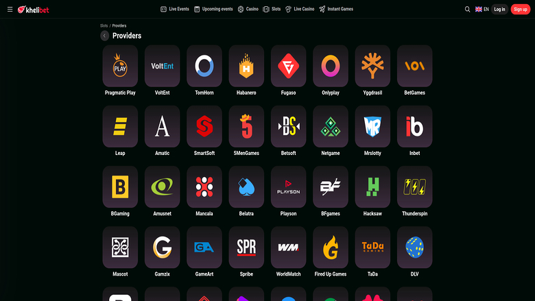 Captura de pantalla de los desarrolladores de juegos de Kheli Bet para escritorio
