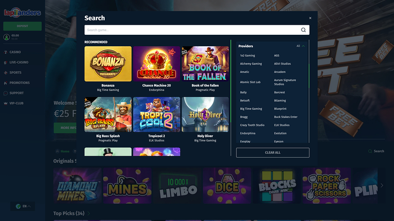 Développeurs de jeux de casino pour ordinateur Lapilanders