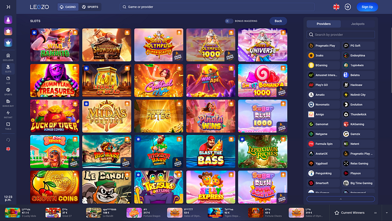 Legzo Casino Desktop-Spieleentwickler