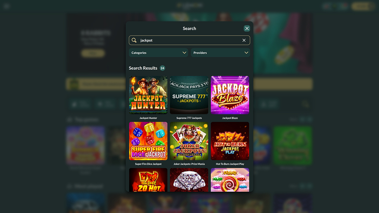 Джекпот Lemon Casino Desktop