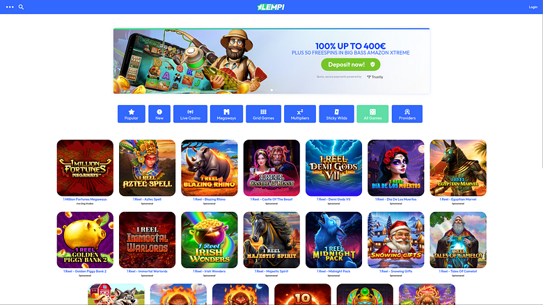 Lempi Casino Desktop-Spiele