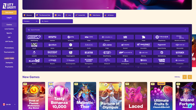 Développeurs du jeu de bureau Lucky Casino