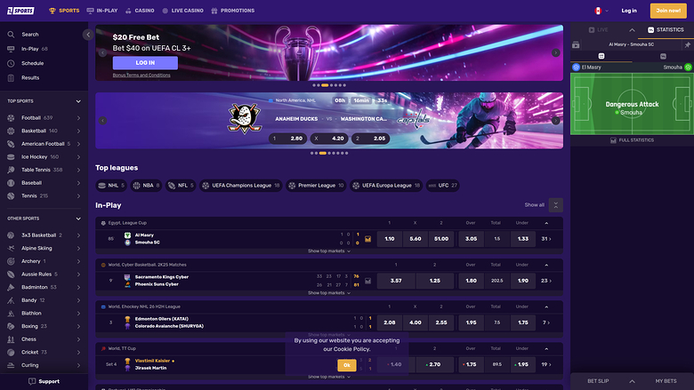 Lets Lucky Casino Sports sur Ordinateur