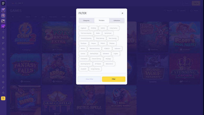 Разработчики настольных игр для казино Li Bet