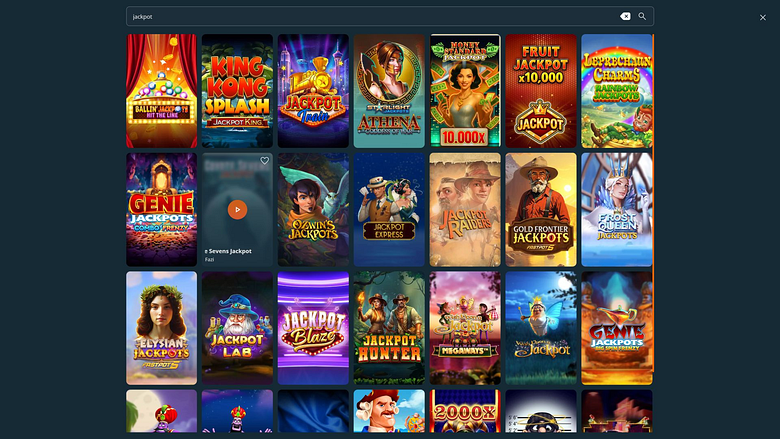 Jackpot de bureau du casino Locowin
