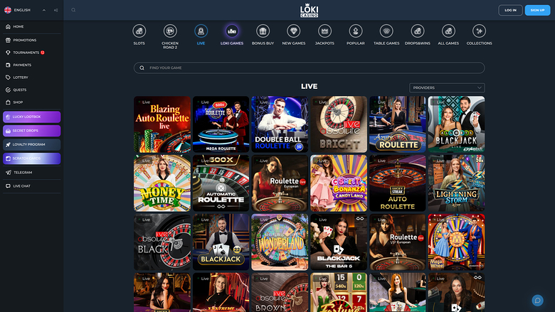 Loki Казино Десктоп Живой Дилер