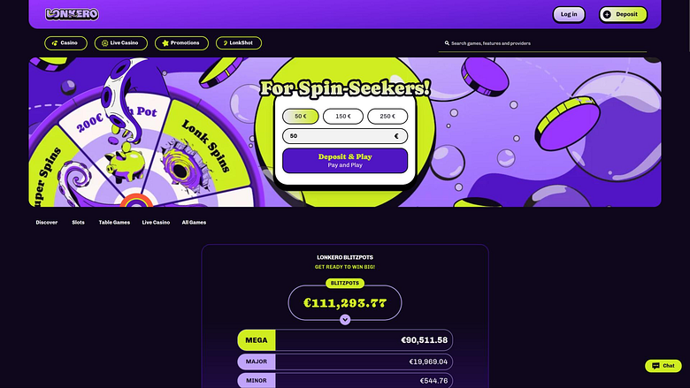 Главная страница Tentacle Casino