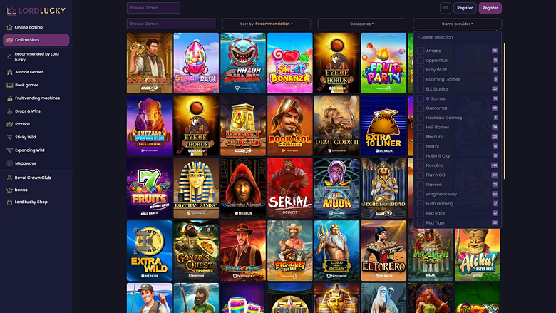 Sviluppatori di giochi desktop Lord Lucky Casino