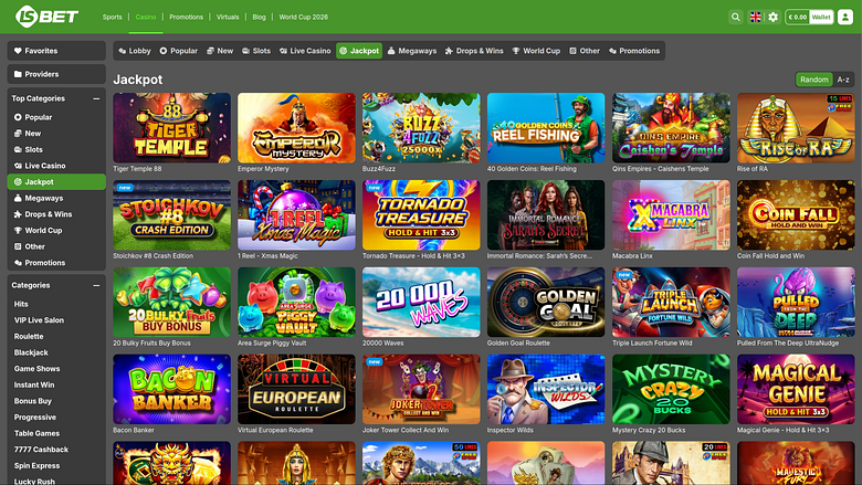Jackpot de bureau du casino LSbet