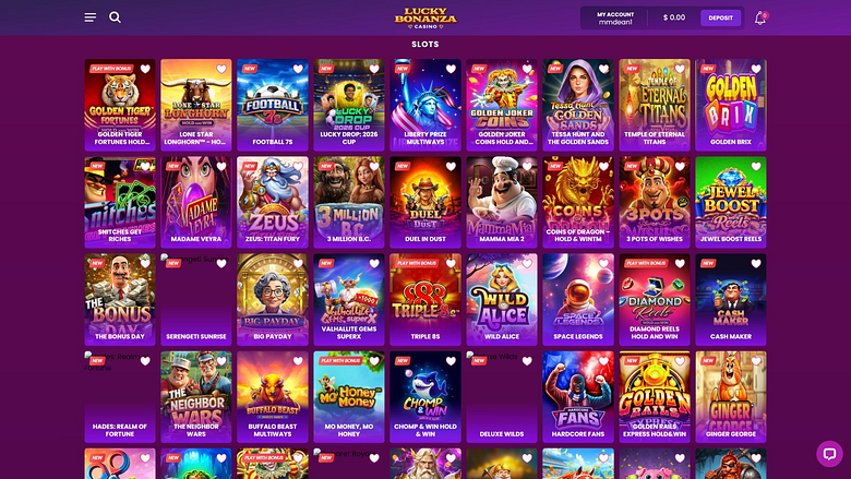 Игры для ПК в казино Lucky Bonanza