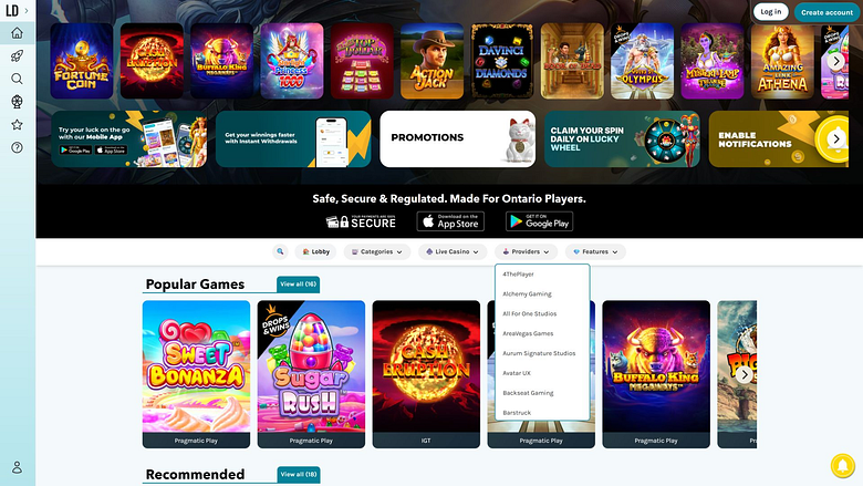 Développeurs du jeu de casino Lucky Days pour ordinateur