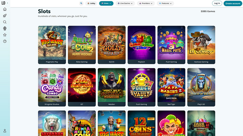 Jeux de casino Lucky Days sur ordinateur