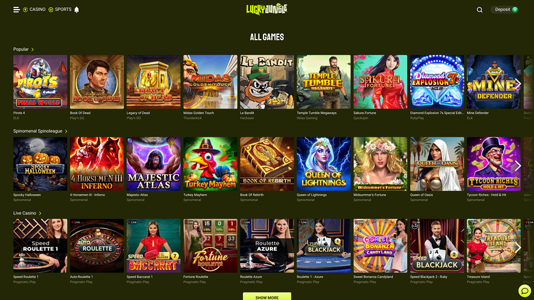 Jeux de bureau Lucky Jungle