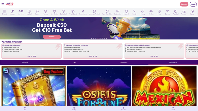 Lucky Koala Desktop Sports