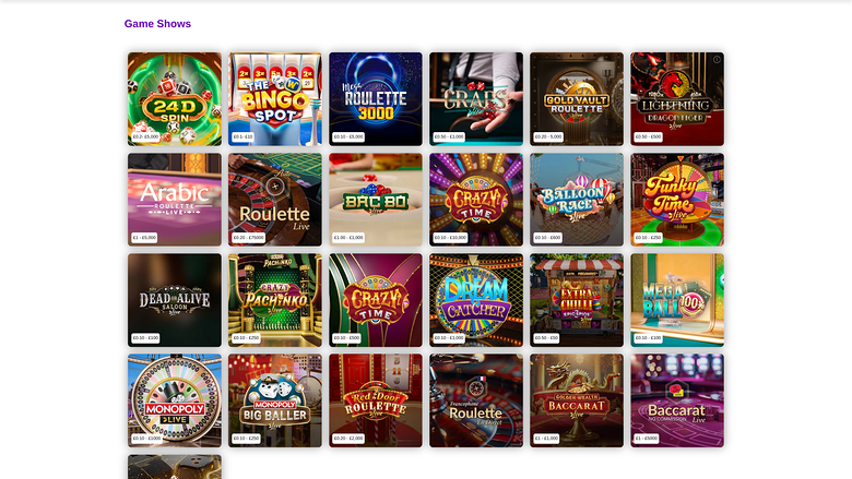 Lucky Pants Bingo, croupier en direct sur ordinateur