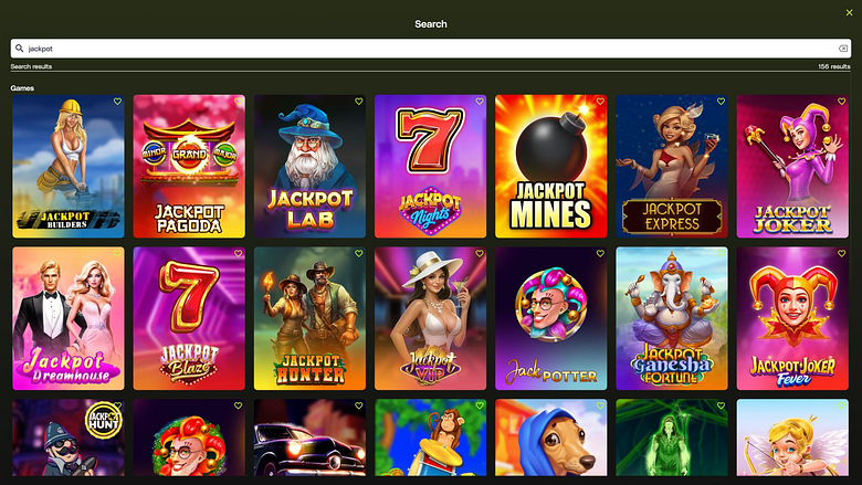 Jackpot desktop del casinò Lucky Pays