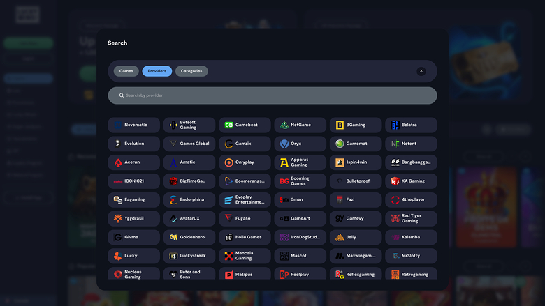 Développeurs du jeu de casino Luckywins pour ordinateur