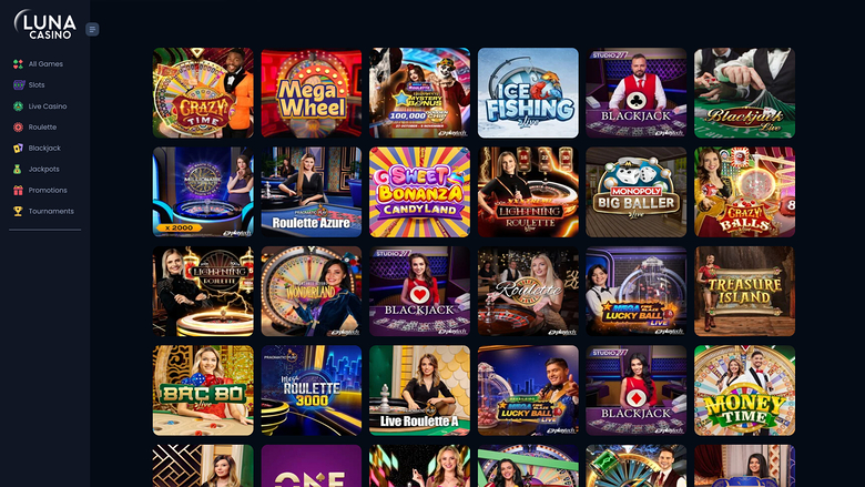 Luna Casino Desktop Live-Dealer