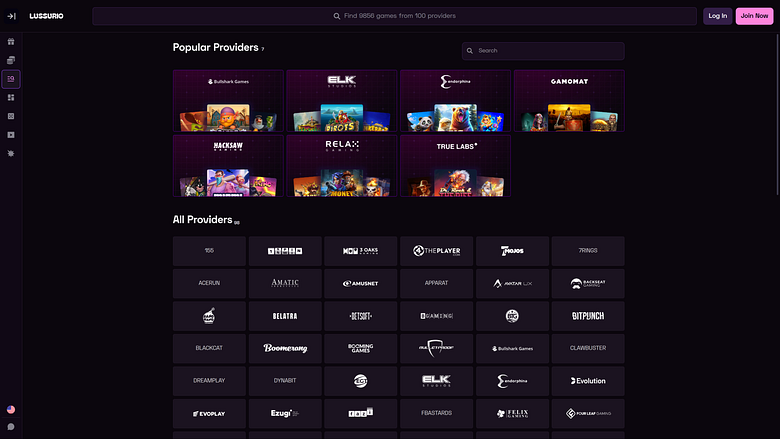 Разработчики настольных игр для казино Lussurio