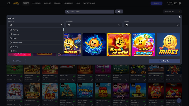 mBit Casino Desktop Game Developers