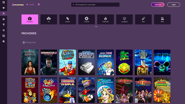 Développeurs du jeu de casino Mr Jack Vegas pour ordinateur