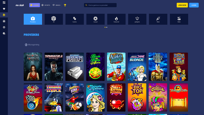 Développeurs de jeux de casino pour ordinateur Mr Slot