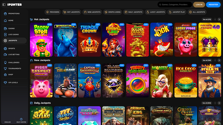 MrPunter Casino Desktop Jackpot