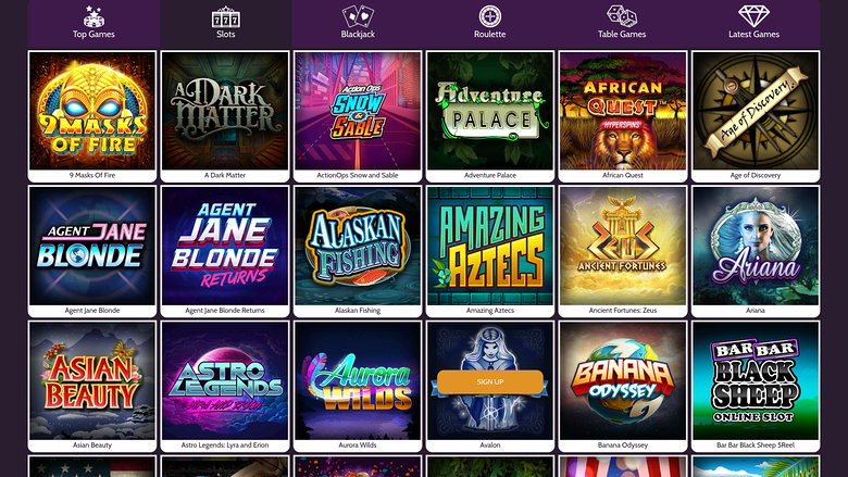 Juegos de escritorio de Mummys Gold Casino