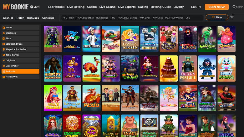 Jackpot desktop del casinò MyBookie