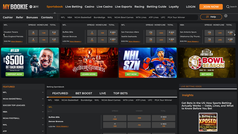 Casinò MyBookie Desktop Scommesse Sportive