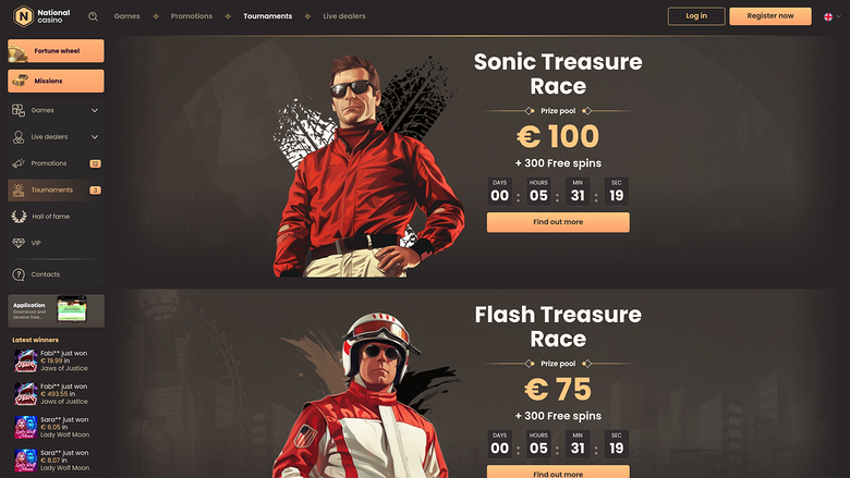 Desarrolladores de juegos de escritorio de National Casino