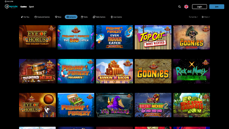 Casino Neptune Play para escritorio