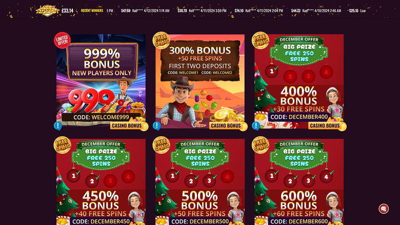 Promociones de escritorio del casino Nevada 777