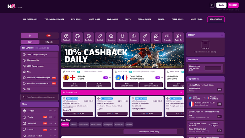 Kein Bonus Casino Desktop Sportwetten