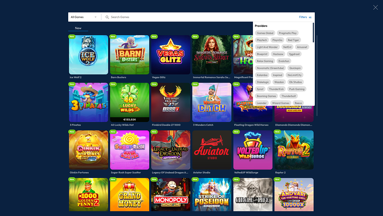 Développeurs de jeux de casino NordicBet pour ordinateur