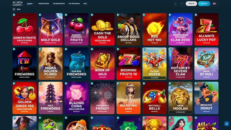 Juegos de escritorio de North Casino