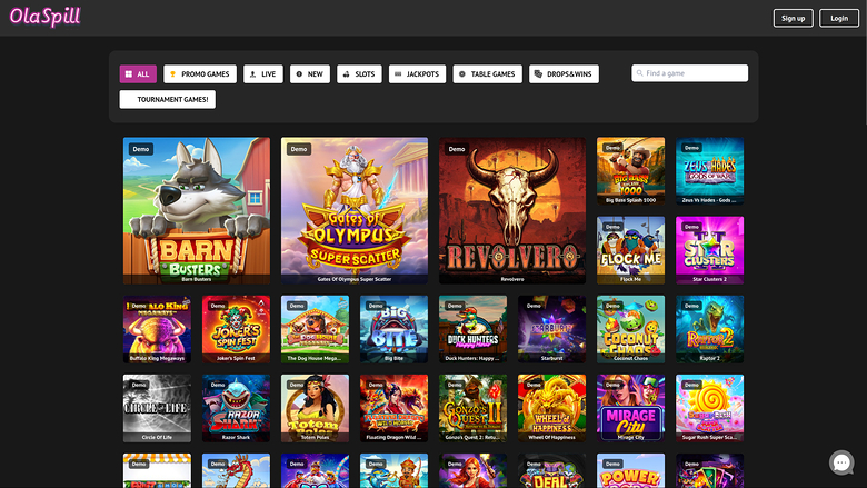 Jeux de casino Olaspill sur ordinateur