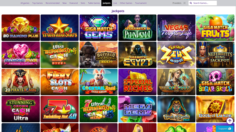 Omni Slots Casino Desktop Jackpot