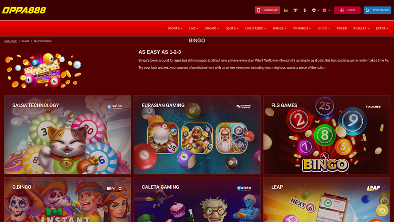 Bingo de bureau Oppa 888