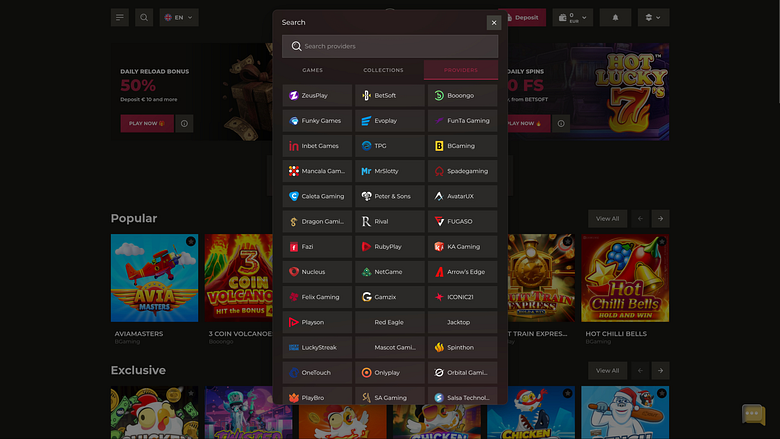 OrientXpress Casino Desktop-Spieleentwickler