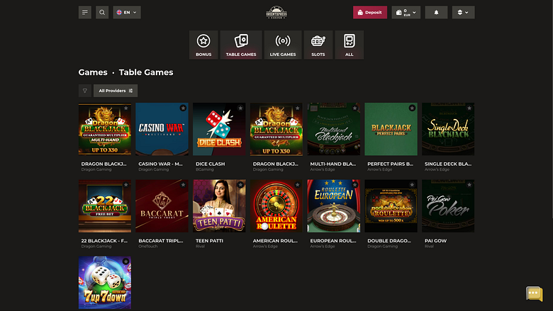 OrientXpress Casino Desktop-Tischspiele