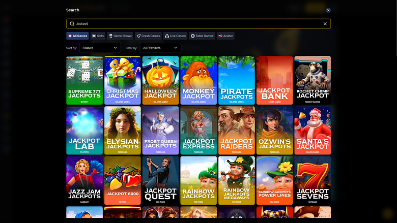 Osombet Casino Desktop Jackpot