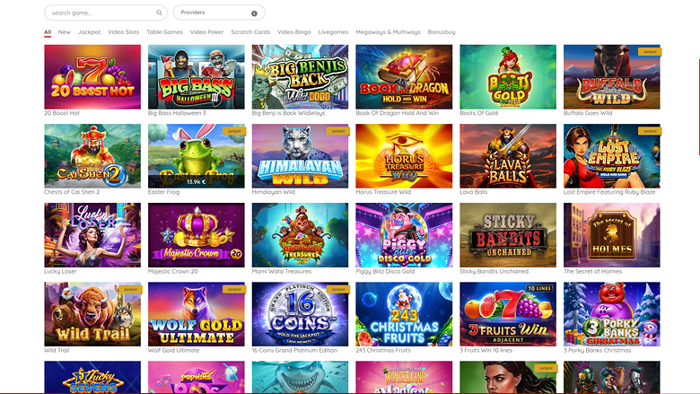 Jeux de casino Ovitoons pour ordinateur