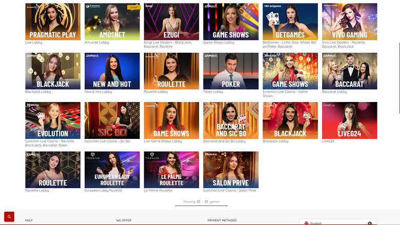 Ovitoons Casino sur ordinateur avec croupier en direct