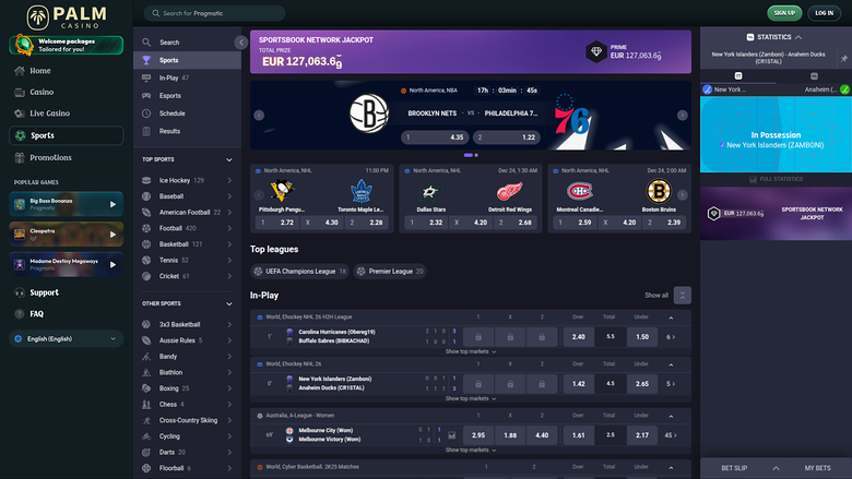 Palm Casino Bureau Sports