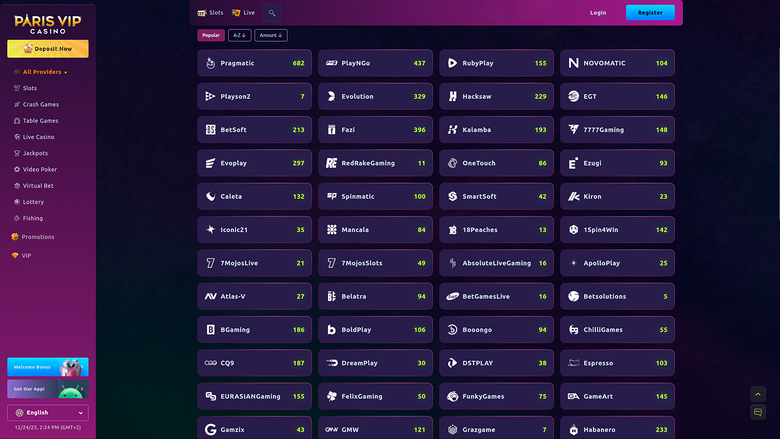 Entwickler von Desktop-Spielen für das Pariser VIP-Casino