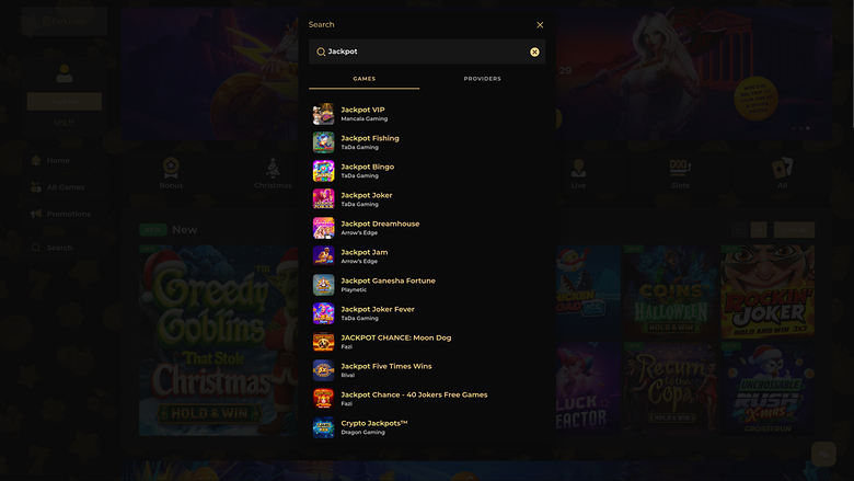 Park Lane Casino Desktop Jackpot