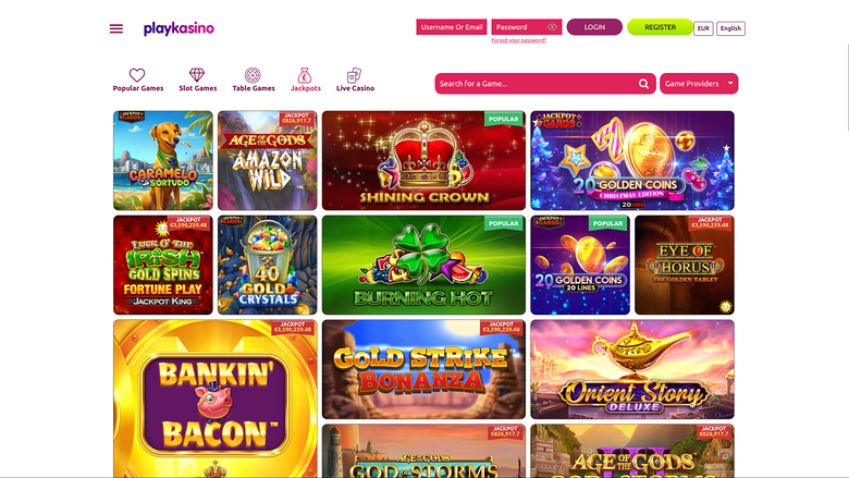 Десктопный джекпот казино Play