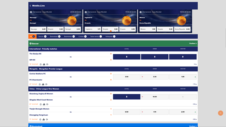PlayCity Casino Desktop Live Dealer